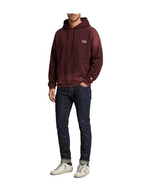 oversized hoodie sunfaded wash windsor red Golden Goose | GUP02712.P002414.40233WINDSOR WINE